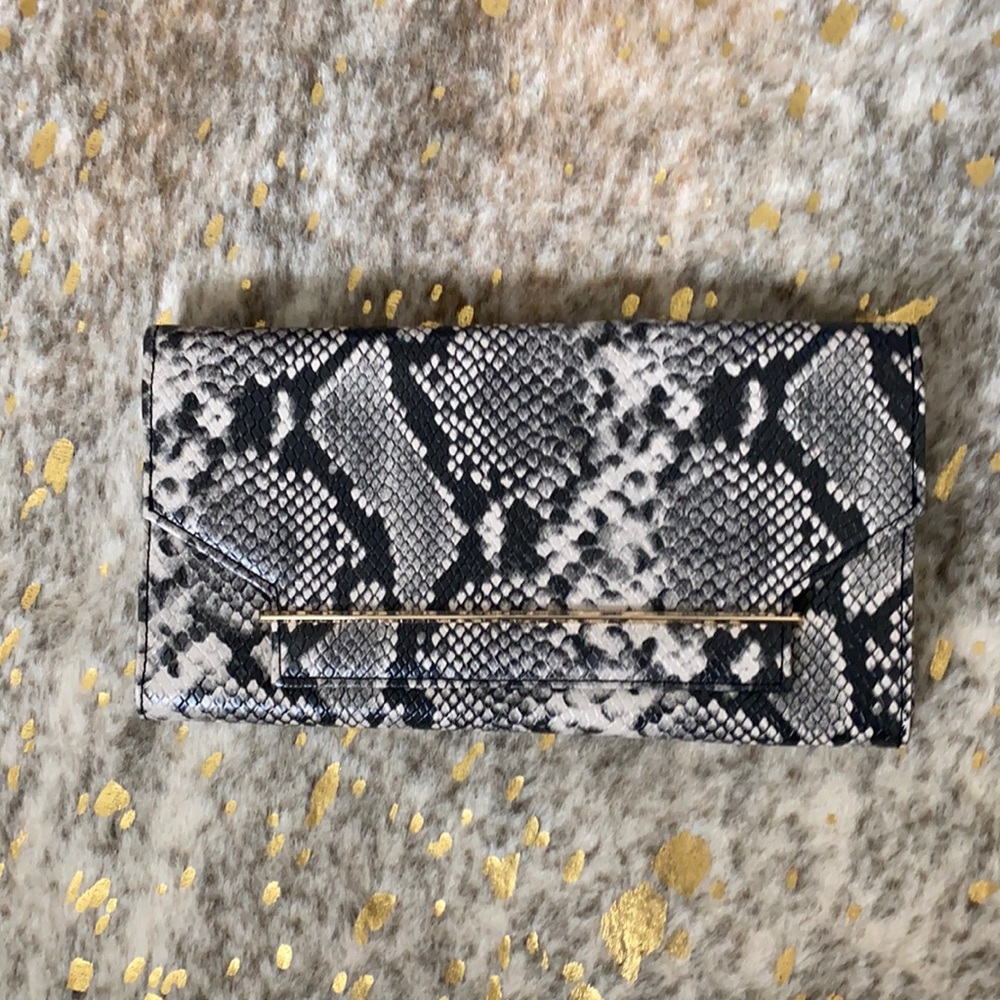 Snakeskin Clutch